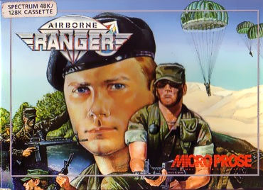 Airborne Ranger box art for ZX Spectrum